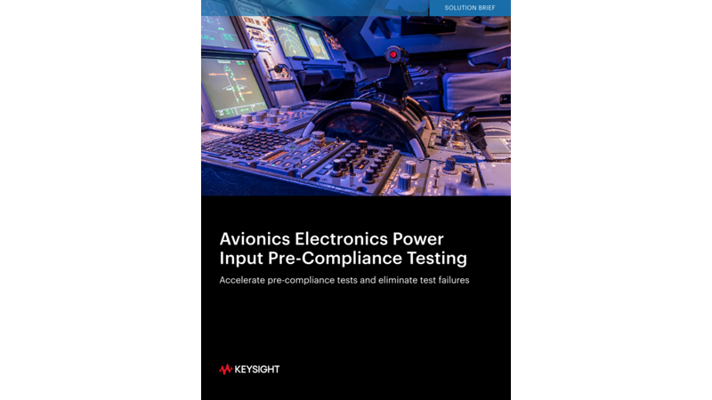 Avionics Electronics Power Input Pre-Compliance Testing